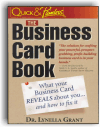 The Business Card Book, in HTML software